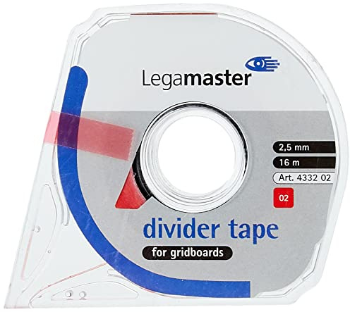 Legamaster 4332 02 Bande séparation 2,5 mm x 16 m Rouge