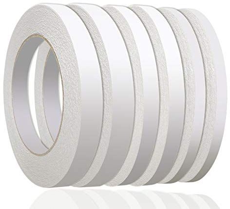 Aniann 236 Yards Double Sided Tape for Crafts, 6 Rolls Two Sided Tapes for Arts, Scrapbooking, Card Making, Gift Wrapping, DIY, Office & Home Supplies (1/4, 1/3, 1/2)