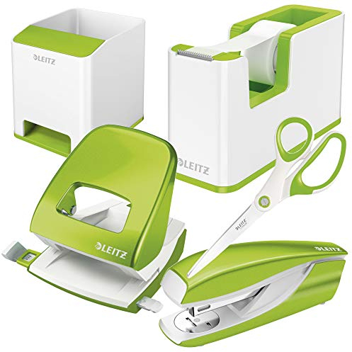 Leitz Duo Colour Klebeband-Tischabroller, WOW, Set Grün