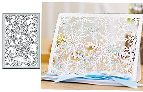 DuuFounG Christmas Snowflake Frame Metal Die Cuts, Scrapbooking Stencils, DIY Card Making, Embossing Paper Dies