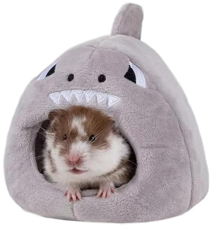 Lit Pour Cochon D'Inde Lit D'hiver Chaud Pour Hamster Petite Maison D'Hiver Pour Animaux De Compagnie Accessoire Pour Cage De Petit Animal Pour Les Petits Lapins,Cobayes,Hamsters,Chinchillas (B)