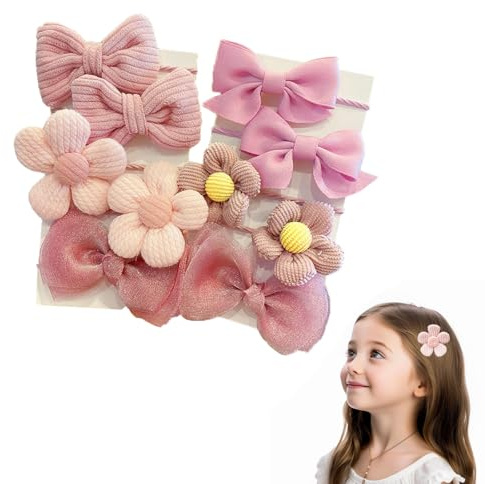 SZSMW Set da 10 Pezzi Mollette Capelli Bambina - Codini per Capelli Bambina - Accessori Capelli，Adatti a Diverse Acconciature, Puoi indossarli a Scuola o alle Feste