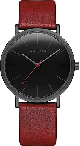 BERING Damen Uhr Quarz Movement - Classic Collection mit Kalbsleder und Saphirglas 13436-622 Armbandsuhren - 3 ATM