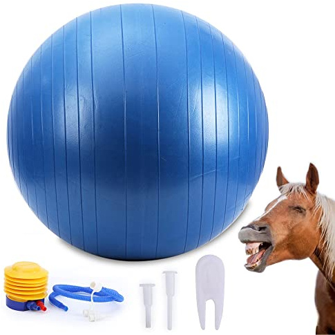 SWYIVY Horse Ball 40inch - Extra Large Toy for Adult Horses, Ideal for Pasture & Indoor Stall Boredom Relief