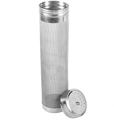Beer Dry Hopper Filter, Stainless Hop Spider Beer Keg Dry Hopper Filter Screen Strainer 300 Micron Mesh Filter for Home Beer Brewing Kettle Kegging Equipment