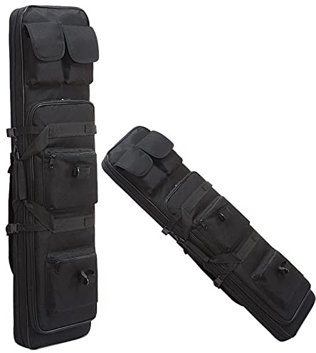 SJASD Custodia per Fucile,Borsa Protettiva da Fucile,Fodero Porta Fucili Imbottito,Fucile di Canna da Pesca Borsa,Borsa per Fucile da Caccia,Softair,Tiro,Spedizione di Caccia,Nero,35.4×10.2in
