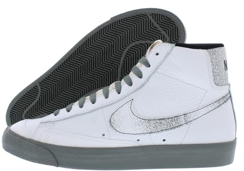 Nike Blazer Mid 77 EMB Herren Trainers DV7194 Sneakers Schuhe (UK 11 US 12 EU 46, White Smoke Grey Black White 100)