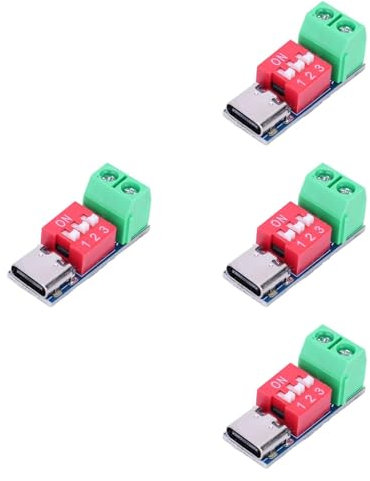 Perfeclan Carte Adaptateur USB C PD, Carte de PD, Protection Contre Les surtensions 5 V/9 V/12 V/15 V/20 V, Module de d'évier USB C PD