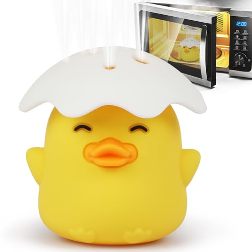 NEW Microwave Steam Cleaner, Duck Microwave Cleaner, Just Add Vinegar and Water, Cut Cleaning Time by Half, Kitchen Gifts Accessories Gadgets (Yellow)
