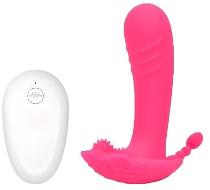Bärbar, ny, resevänlig minivibrator för kvinnor, 10 hastigheter, fantastisk (rosaröd)