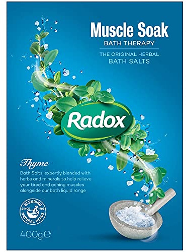 Radox Bath Therapy Muscle Soak Herbal Bath Salts 400 G