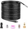 WADEO 30M High Pressure Drain Hose, Pressure Washer Drain Pipe Hose Cleaning Kit Come with Adapters for Karcher K2-K7 Series and LAVOR Household Use Pressure Washer