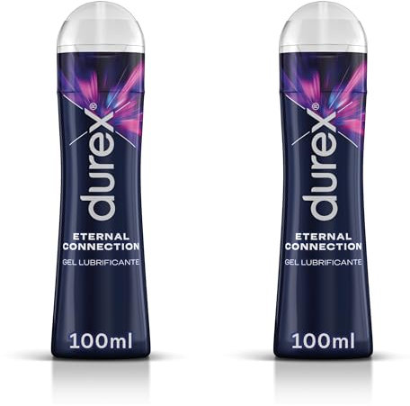 2x Durex Eternal Connection Gel Lubrificante Intimo Lunga Durata - 2 Flaconi da 100 ml