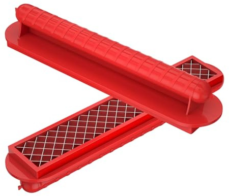 Hot Dog Cutter – Kompakt Slicer för korv och skinka | handig röd BBQ verktyg för trädgårdsgrill, lägereldmatlagning, picknick, utomhusfester och vardagsköksförberedelse