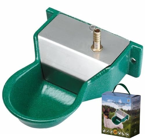 Bebedero Perro Automatico | Bebedero para Perros Pequeños | Bebedor de Agua para Perros 10x18x6cm | Bebederos Perro Pared Aluminio Verde | Dispensador de Agua Automatico Gatos Pequeños Animales