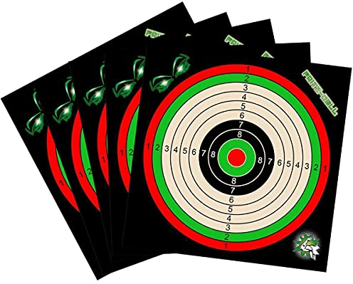 fritz-cell 300 Zielscheiben 14x14cm für Luftgewehr Luftpistole Airsoft und Kugelfang…
