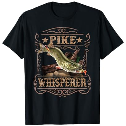 Pike Whisperer Funny Fishing T-Shirt