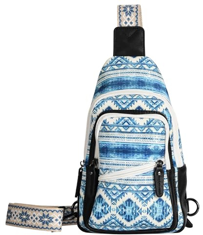 Lightweight Indie Concealed Carry Aztec Canvas Sling with CCW Fast Access