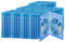 PEARL Blue ray Huellen: Blu-ray Soft-Hüllen blau-transparent im 50er-Pack für 2 Discs (Leerhülle, Bluray Hüllen, CD Box)