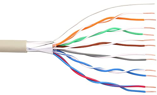 InLine 69977A Telefon-Kabel 12-adrig, 6x2x0,6mm, zum Verlegen, 100m Rolle
