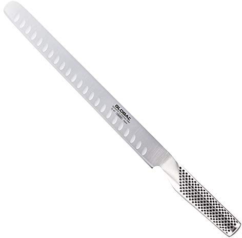 Global Cuchillo jamonero/salmonero alveolado, 27cm, G-87