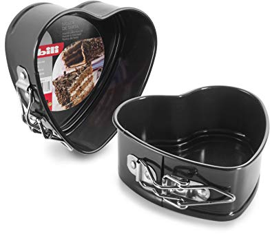 IBILI Mini - Molde Mini Desmontable, diseño corazón, 11x5 cms