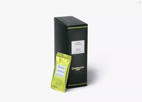 CAFÉS FOLLIET - Infusion Bio - Camomille - Sans théine & Sans conservateurs - Relaxation & Sommeil - Sachets d'origine végétale - 24 Sachets