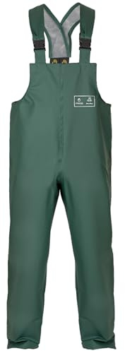 PROS 001 Salopette de protection imperméable pour homme et femme EN ISO 13688 EN 343 Coutures soudées Plavitex Coupe-vent imperméable Vert - Vert - W50