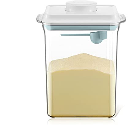 Nocsm Dispenser per Latte in Polvere da 2300 Ml, Contenitore in Polvere Sigillato, Contenitore per Alimenti in Polvere Portatile per Latte in Polvere, Sigillo A Prova D'Umidità
