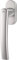 Roto Line Griff Standard mit Logo natursilber Stiftlänge 43 mm
