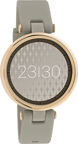 Oozoo Q4 Smartwatch Unisex Fitnessuhr 39mm mit 16mm Silikonarmband für Damen und Herren | Fitness Armbanduhr mit Schrittzähler | Fitnesstracker Sportuhr für iOS & Android
