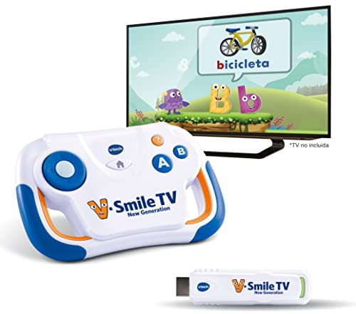 VTech V.Smile TV New Generation | Plug&Play educativa para niños +3 años | Versión ESP | Multicolor