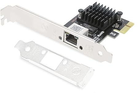 2.5GBase-T PCIe Netzwerkkarte, 2500/1000/100Mbps Netzwerk Adapter Realtek RTL8125B Controller Gigabit Ethernet RJ45 LAN Karte Support PXE für Windows/Linux/MAC