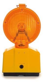 Perel Orange LED-bygglampa för hög synlighet på byggarbetsplatsen eller i farliga områden