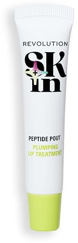 Revolution Skin, Peptide Pout Plumping Lip Treatment, Hydrating Lip Balm, Plumps Lips, Vegan & Cruelty-Free, 15ml