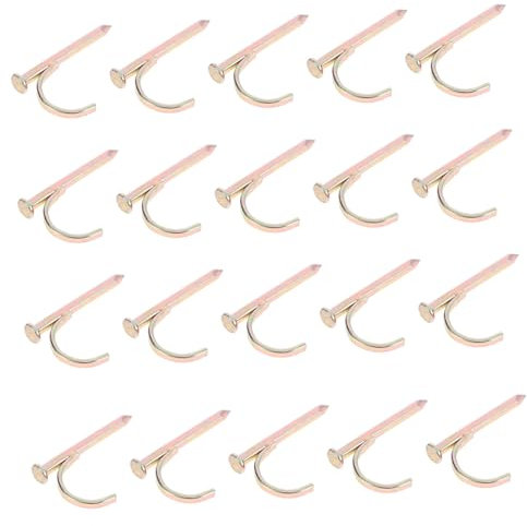 POPETPOP 20pezzi Chiodi Fissaggio Per Tubo Acciaio Inossidabile Ganci Per Installazione Muro Supporto Per Tubo Giardino e Progetti Elettrici