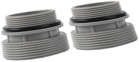 2 Pack 40 mm to 1 1/2 Inch Hose Conversion Kit Above Ground Pool Connector