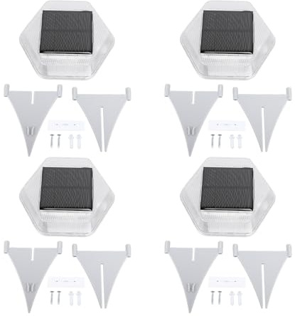 Respicefinem Lampada da terra solare 4 pezzi Set IP65 Acqua 3000K Illuminazione bianca calda per la decorazione del paesaggio del giardino del patio del percorso