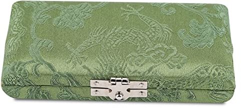 KIMISS Caja de Almacenamiento con Soporte para Cañas de Oboe de Madera de para 3 Cañas de Oboe - Estuche de Caña Duradero con Protección de Terciopelo - Accesorios para Viento y Viento de Madera