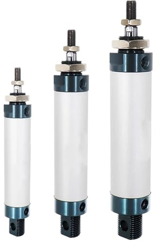 JJHQOKYNA 1 st. luft pneumatisk cylinder dubbelt tryck minihål 16/20/25/32 mm 40 mm hub 25/50/75/100 200 enkelspak
