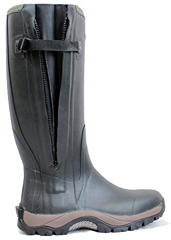 Dirt Boot Neoprene Rubber Wellington MUCK Boot PRO Sport Hunt Zip (Green, numeric_10)