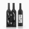 Wein Set in Form von Flasche Summum Sommelier (5 Stück)