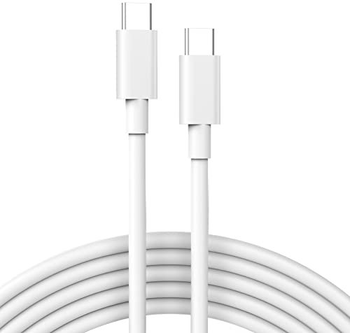 IFEART USB C to USB C Cable for MacBook Air MacBook Pro Charger, iPad Pro 13 12.9 11 inch, iPad Air 5 4, Mini 6, iPhone 17 16 15 Pro Max, Pixel, USBC Type C Fast Charging Cord 6.6FT