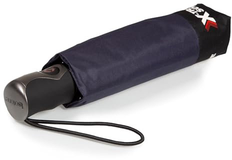 Isotoner Parapluie homme x-tra solide, garantis à vie, ultra déperlant, ouverture/fermeture automatique