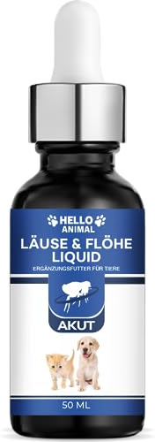 NEU: HelloAnimal® LÄUSE & FLÖHE Liquid für Hunde und Katzen - für Ihr Haustier