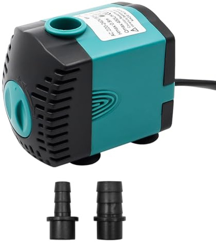 Tiardey Mini Pompa sommergibile per Acqua, Pompa per Fontana per Forniture idroponiche, Pompa per Acquario (450L / H, 6W)