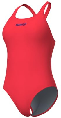 ARENA Traje De Baño Sólido Swim Pro Team de una Pieza para Mujer, Traje de Baño Secado Rápido, Ropa Natación Deportiva en Tela MaxLife Eco con Máxima Resistencia al Cloro y Protección UV UPF 50+