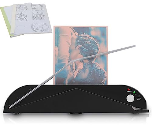 Elektrisches Heißschmelzbindegerät, Mini-Thermobindegerät A4 mit max. Bindestärke 20 mm, Dokument-Vertrags-Heißbindegerät, 1-Minuten-Schnellbindeverfahren, für Fotoalben, Dokumente und Berichte