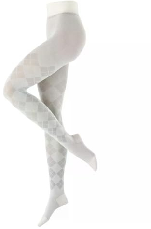 Burlington Women's Elegant Essence Tights Breathable Cotton Opaque Patterned 1 Pair