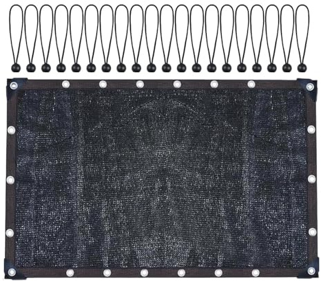 Cubierta de cooperativa de aves de corral - Netización de malla duradera de 350x200 cm, tela PP premium, pantalla de sombra con cables de bola | Cubierta resistente a los rayos UV para jaula de pollo,